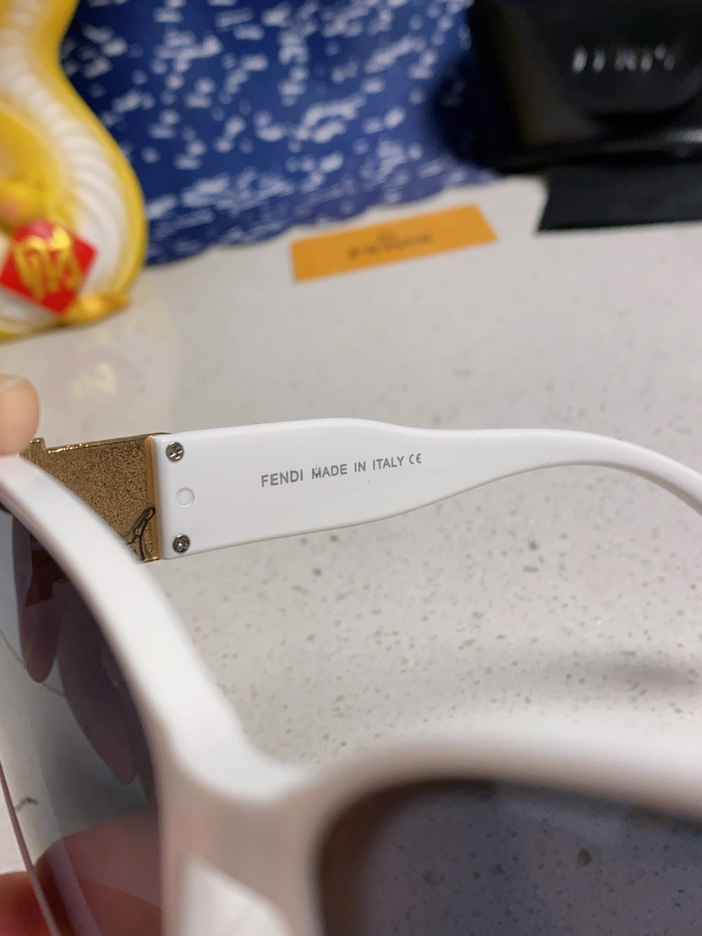 Fendi Polarized Cat-Eye Silver Lens Sunglasses for Men & Women - 416315 - detail image 8