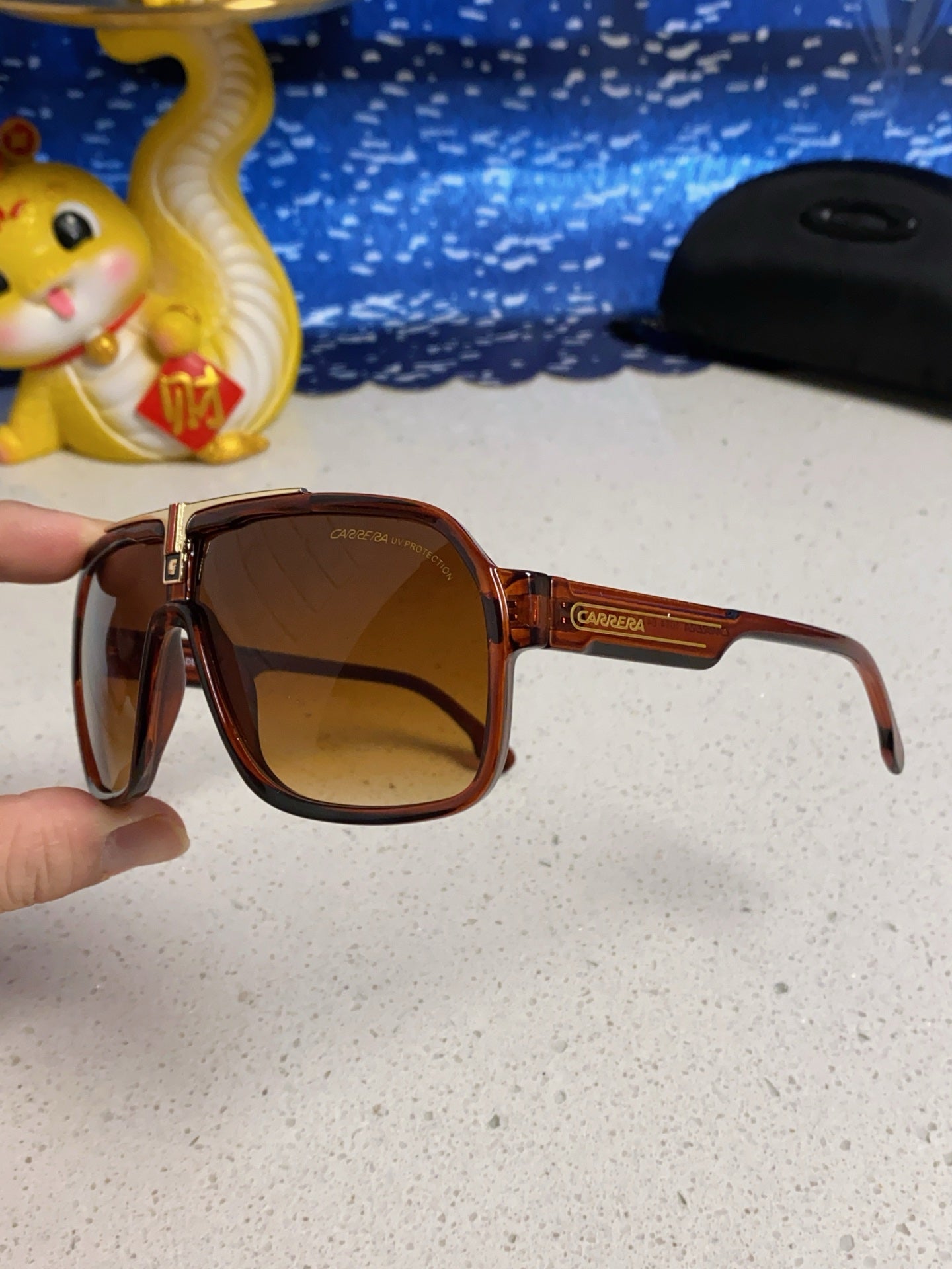 Cartier Aviator Brown Lens Sunglasses for Men - 449494 - detail image 6