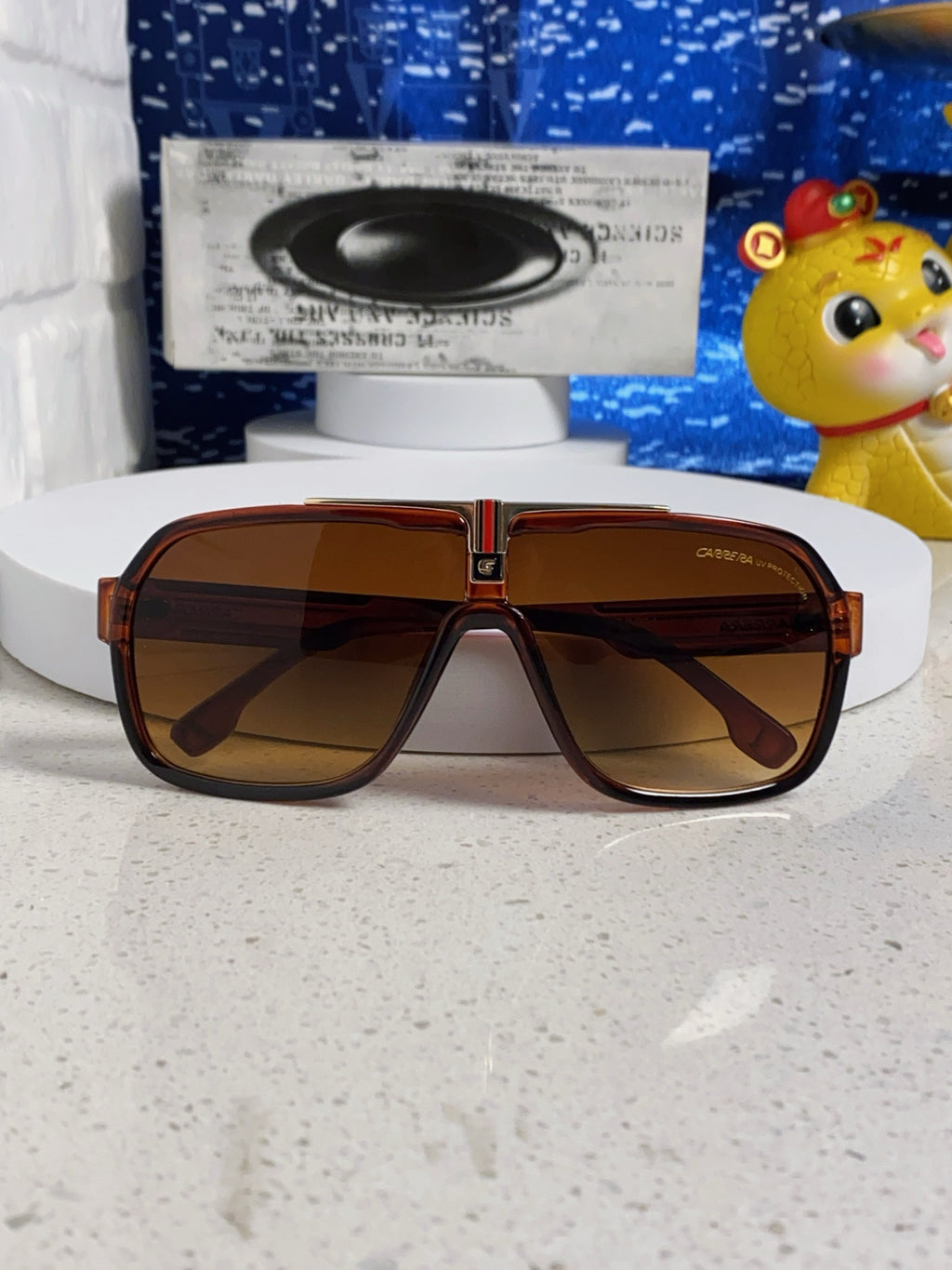 Cartier Aviator Brown Lens Sunglasses for Men - 449494 - detail image 9