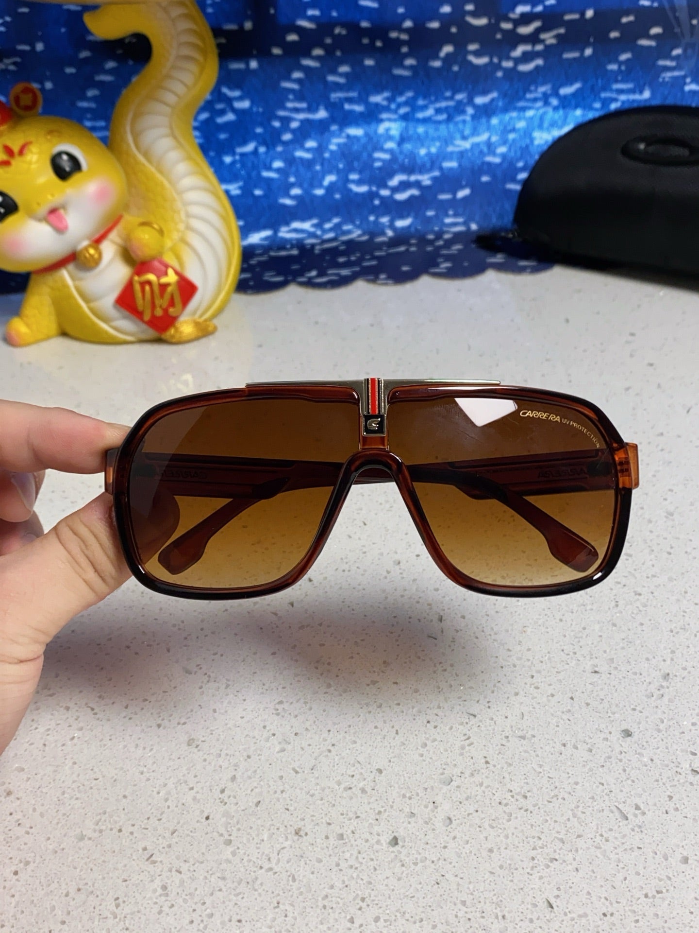 Cartier Aviator Brown Lens Sunglasses for Men - 449494 - detail image 4
