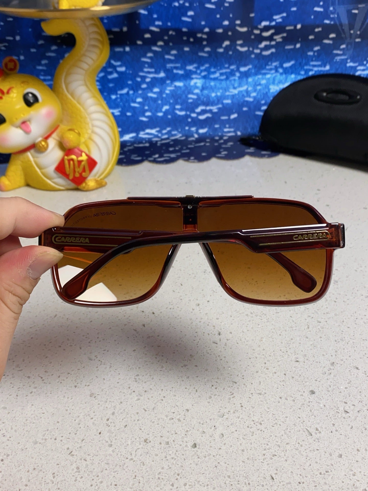 Cartier Aviator Brown Lens Sunglasses for Men - 449494 - detail image 5