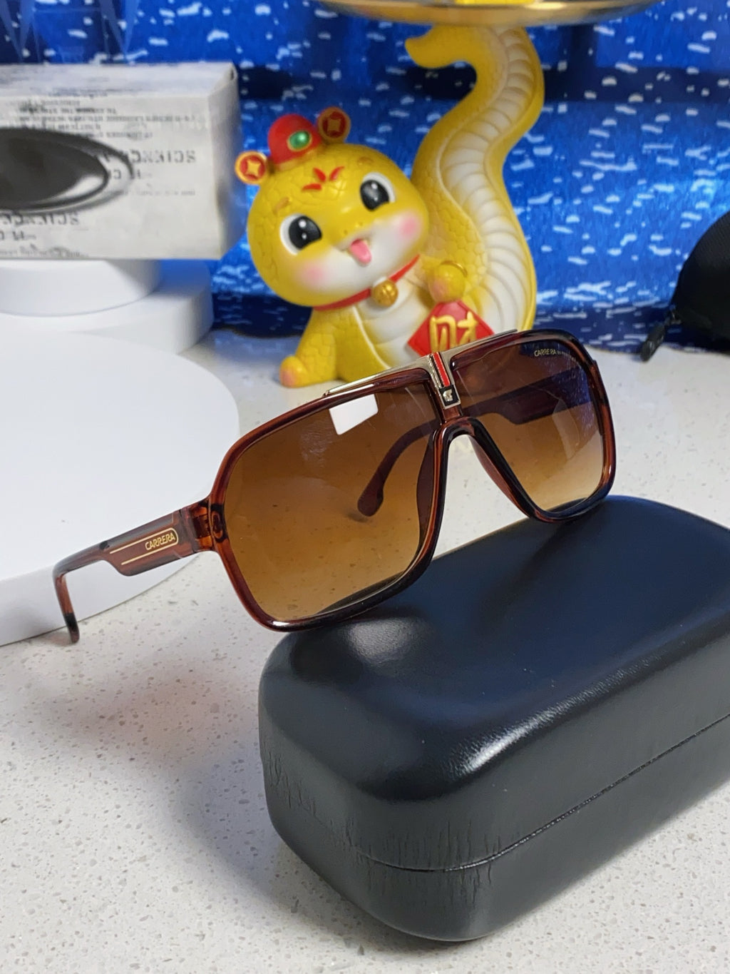 Cartier Aviator Brown Lens Sunglasses for Men - 449494 - detail image 10