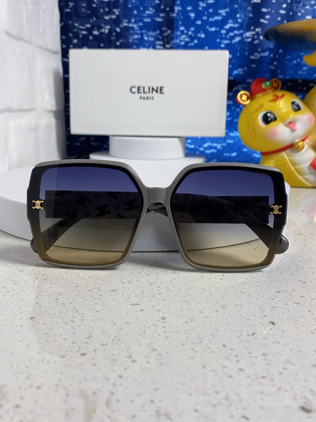 Celine Fashion Gray Lens Sunglasses for Men & Women - 465505 - detail image 8