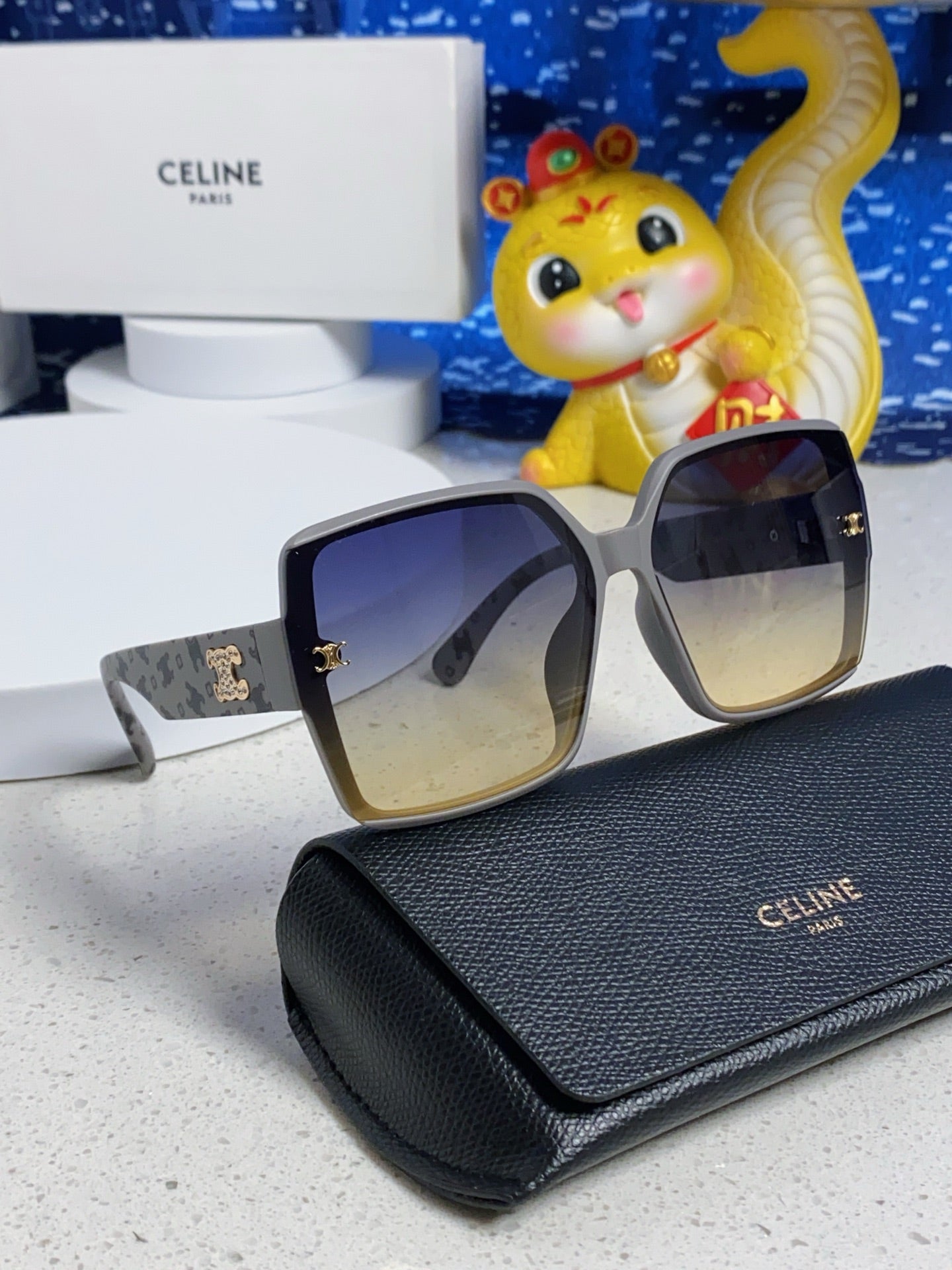 Celine Fashion Gray Lens Sunglasses for Men & Women - 465505 - detail image 9