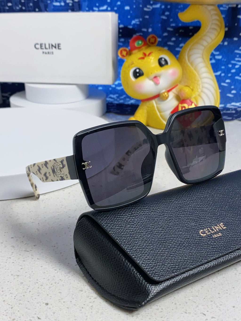 Celine Fashion Gray Lens Sunglasses for Men & Women - 465506 - detail image 9