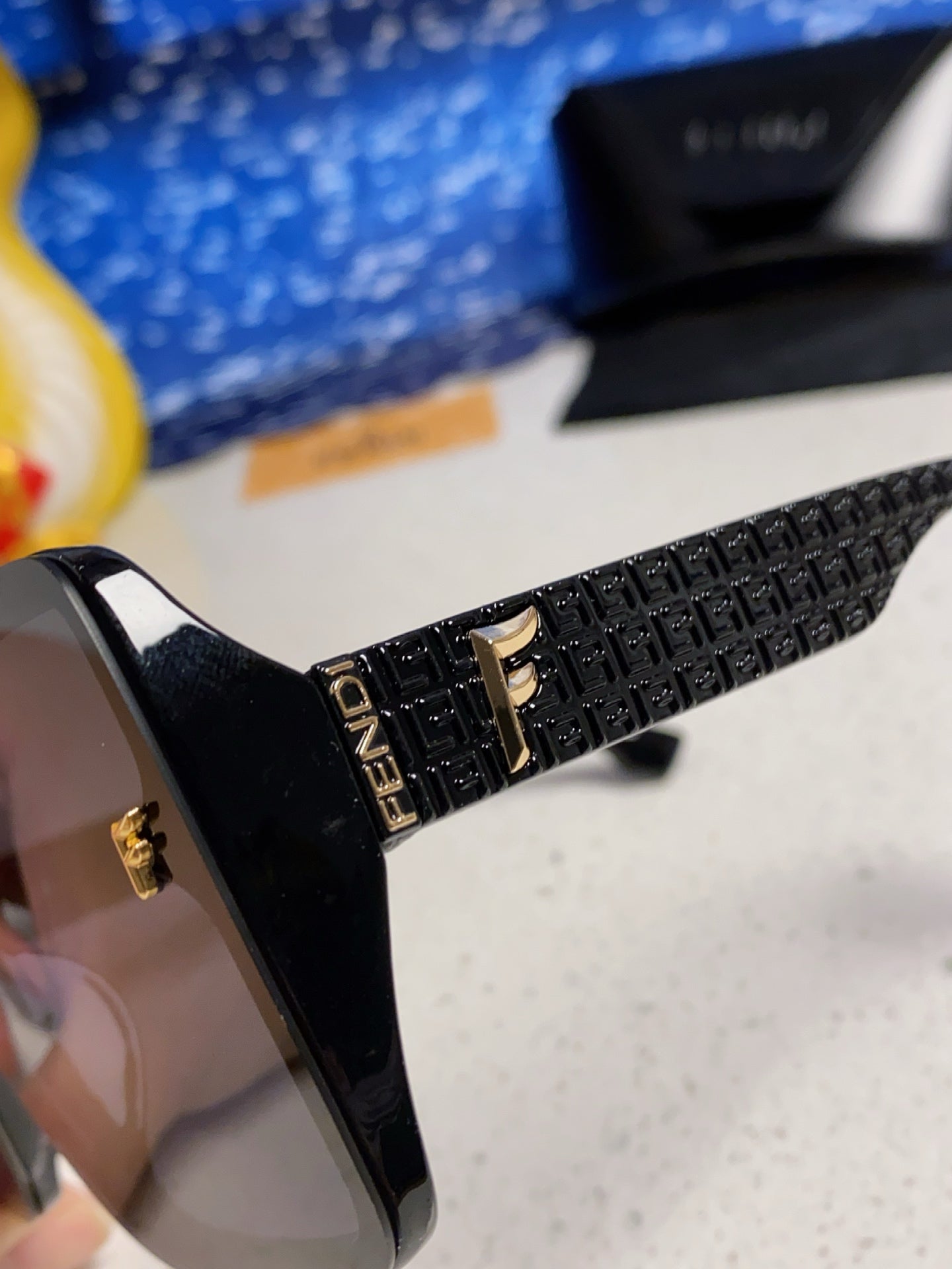 Fendi Oversized Black Lens Sunglasses for Women - detail image 7