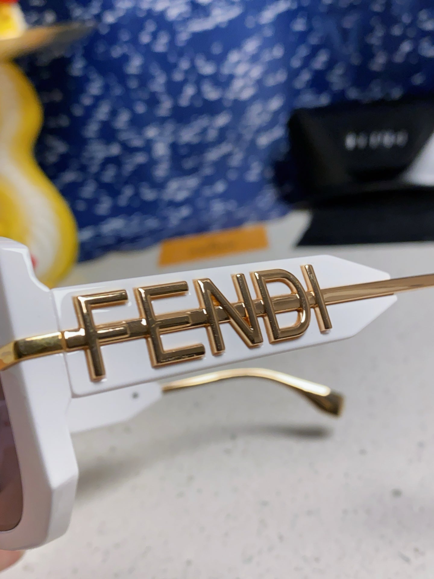 Fendi Oversized Silver Lens Sunglasses for Women - 466212 - detail image 7