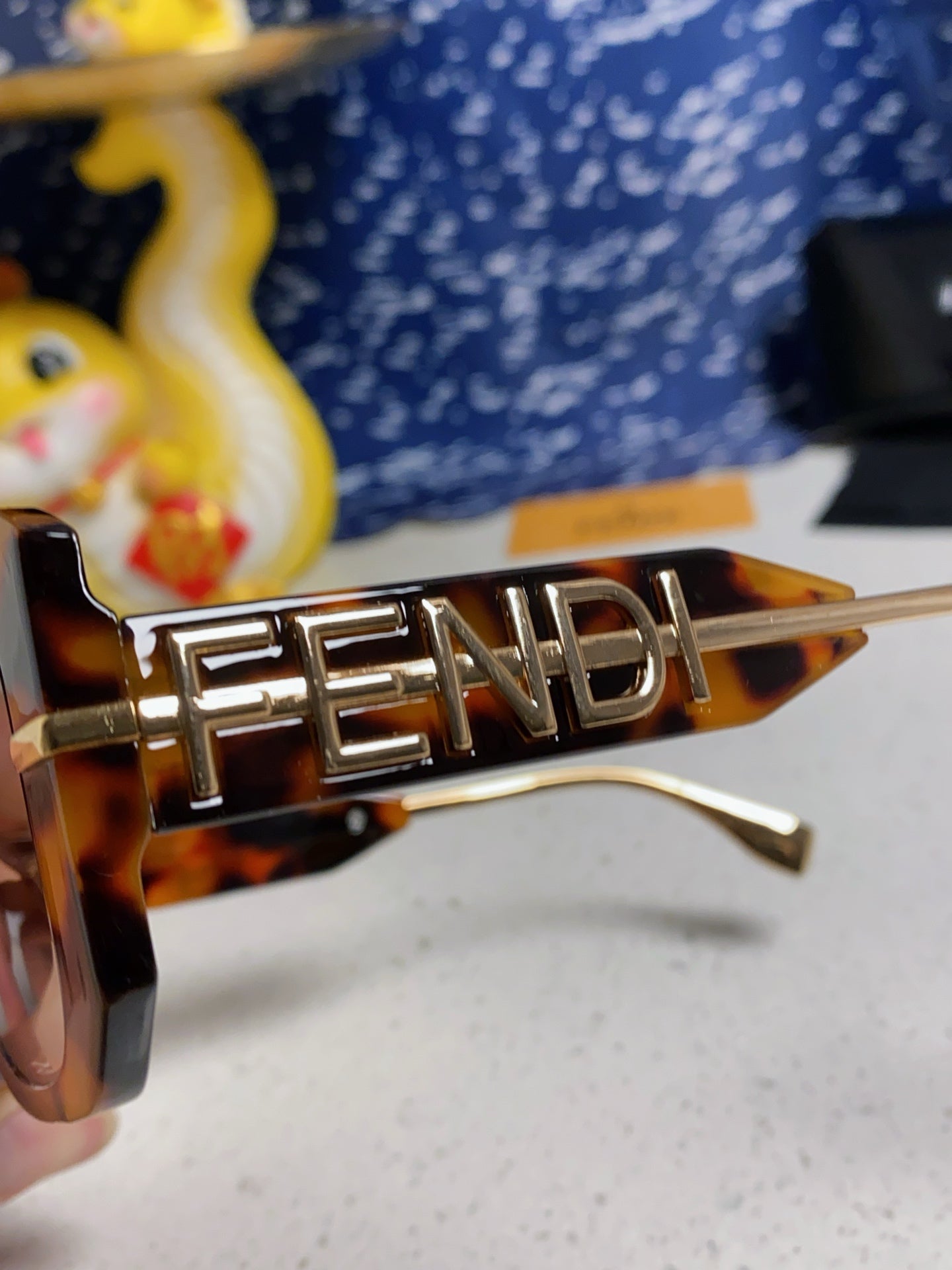 Fendi Oversized Brown Lens Sunglasses for Women - detail image 6