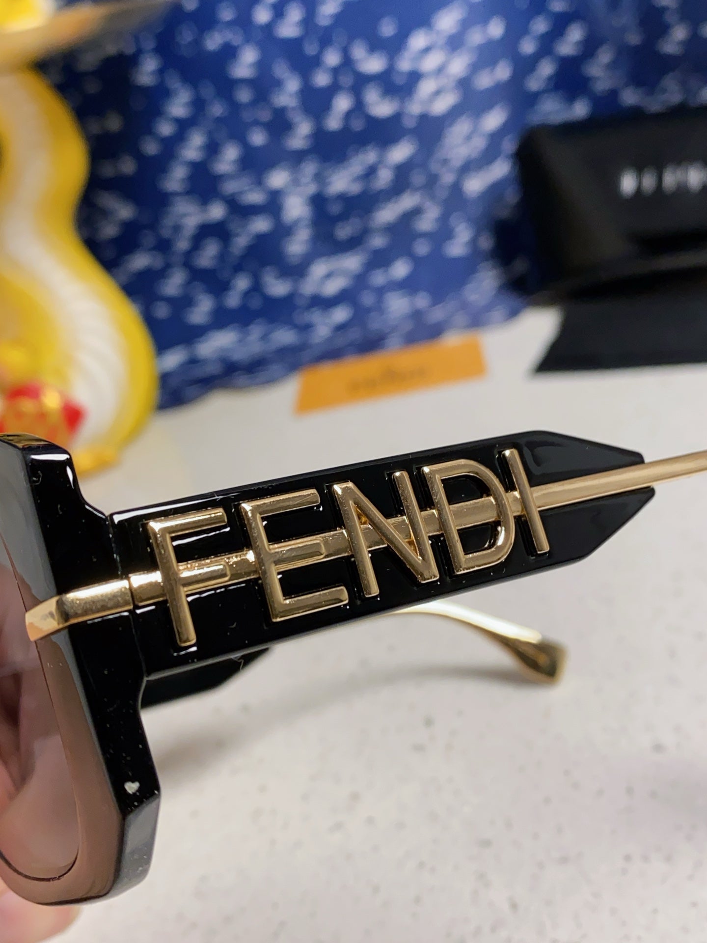 Fendi Oversized Silver Lens Sunglasses for Women - detail image 7