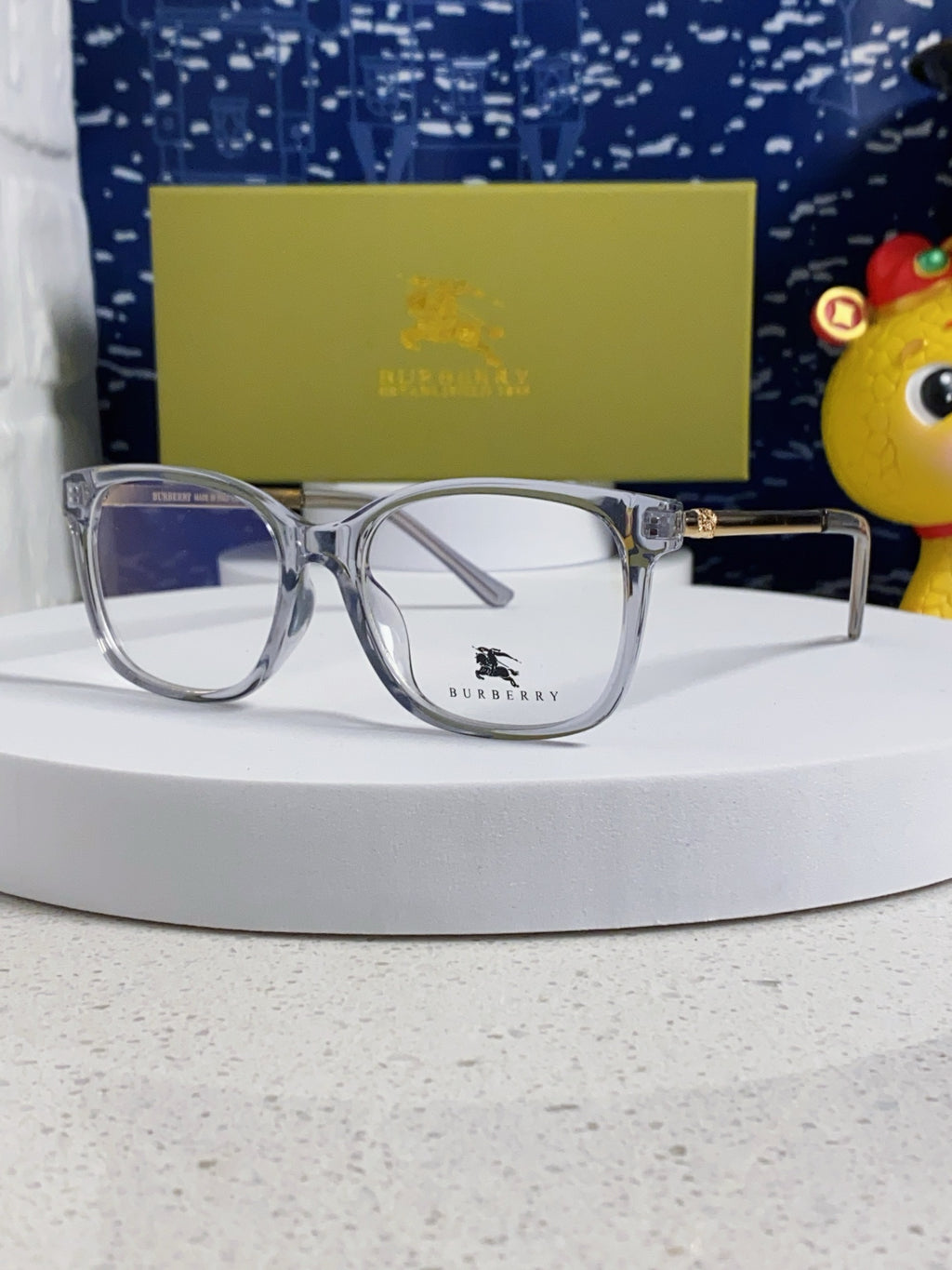 Burberry Fashion Silver Lens Sunglasses for Men & Women - 465985