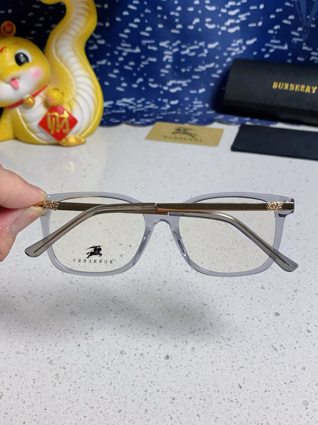 Burberry Fashion Silver Lens Sunglasses for Men & Women - 465985 - detail image 5