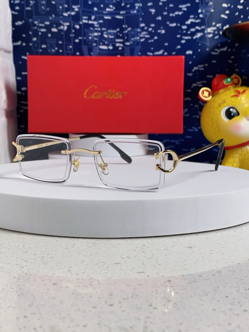 Cartier Fashion Silver Lens Sunglasses for Men & Women