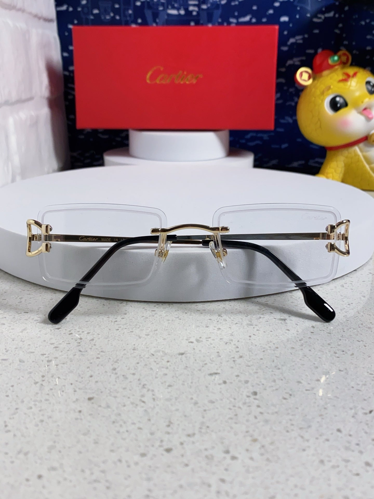 Cartier Fashion Silver Lens Sunglasses for Men & Women - detail image 9