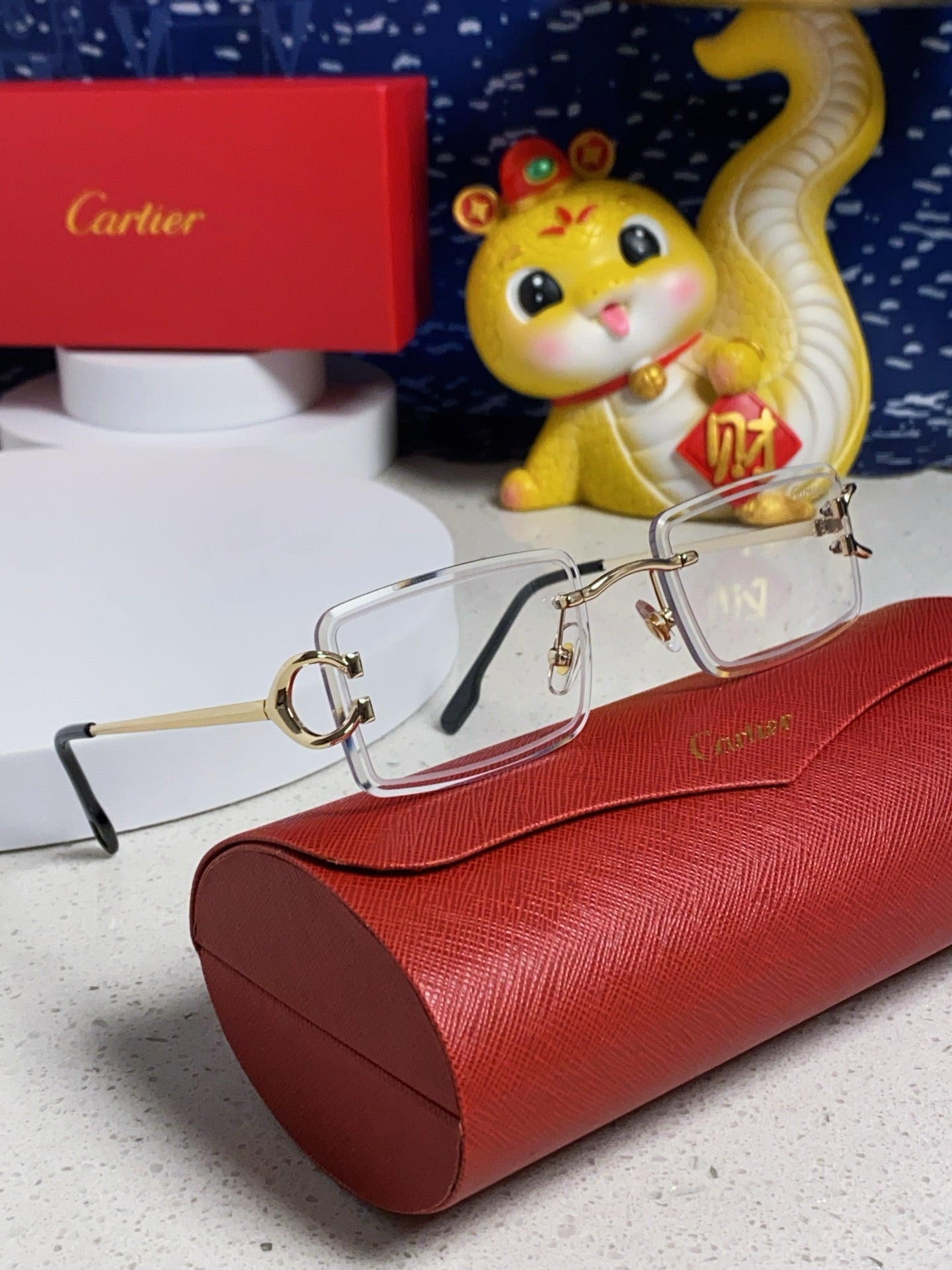 Cartier Fashion Silver Lens Sunglasses for Men & Women - detail image 10