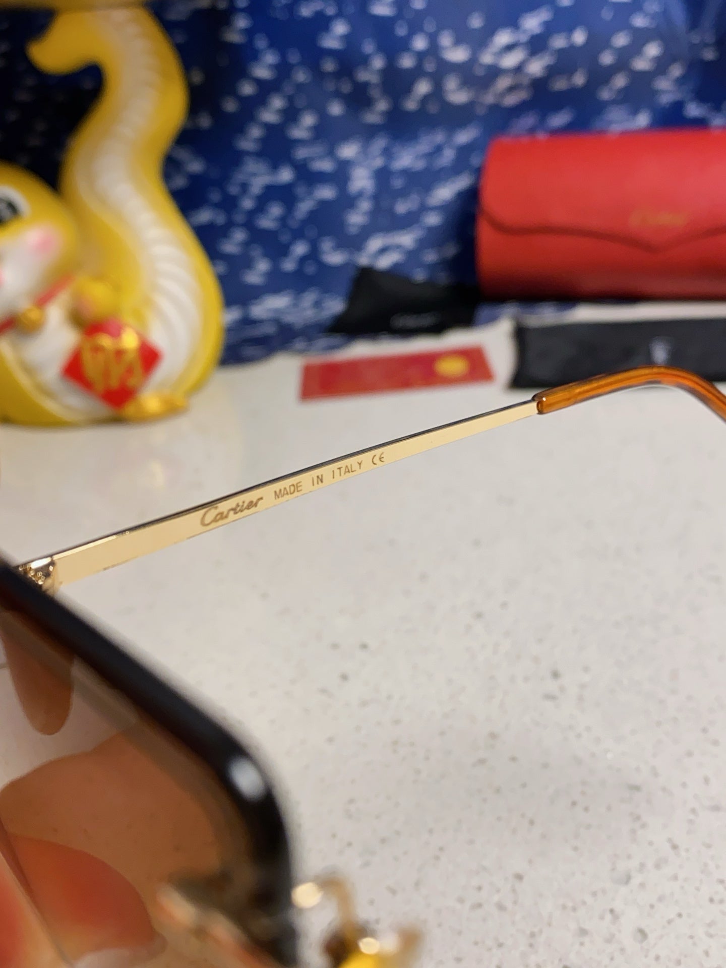Cartier Fashion Brown Lens Sunglasses for Men & Women - detail image 7