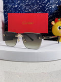 Cartier Lightweight Rimless Silver Lens Sunglasses for Men & Women - 487318