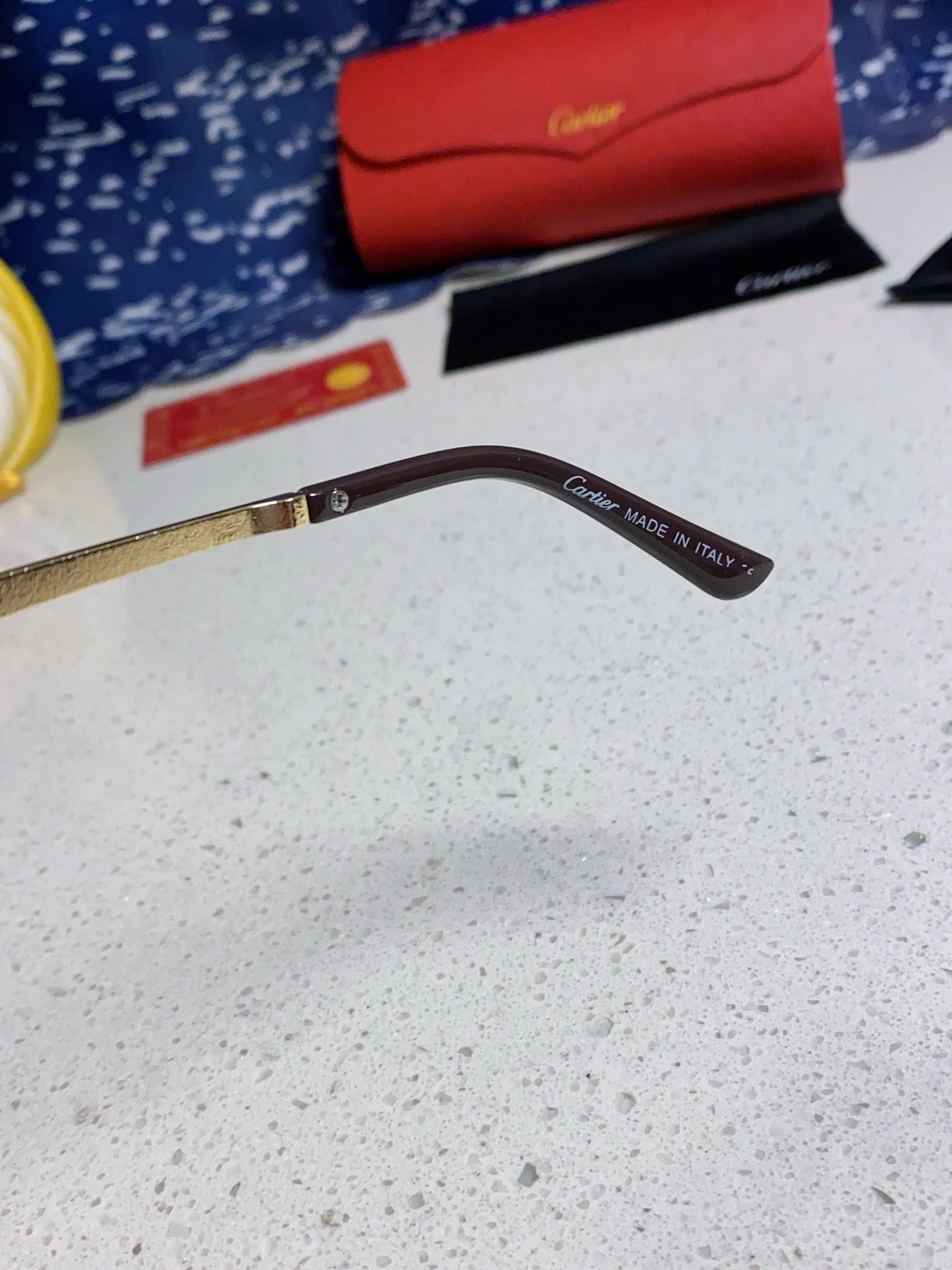 Cartier Lightweight Rimless Silver Lens Sunglasses for Men & Women - 432303 - detail image 8