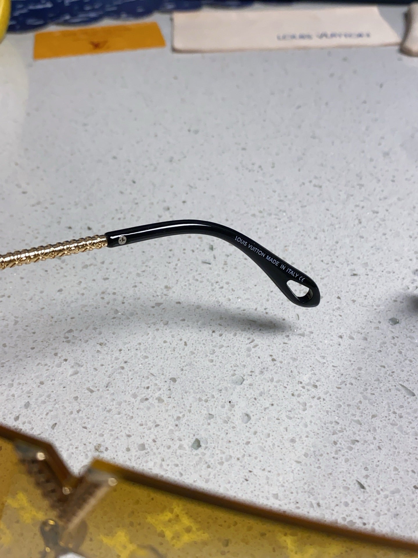 Louis Vuitton Fashion Gold Lens Sunglasses for Men & Women - 493050 - detail image 8