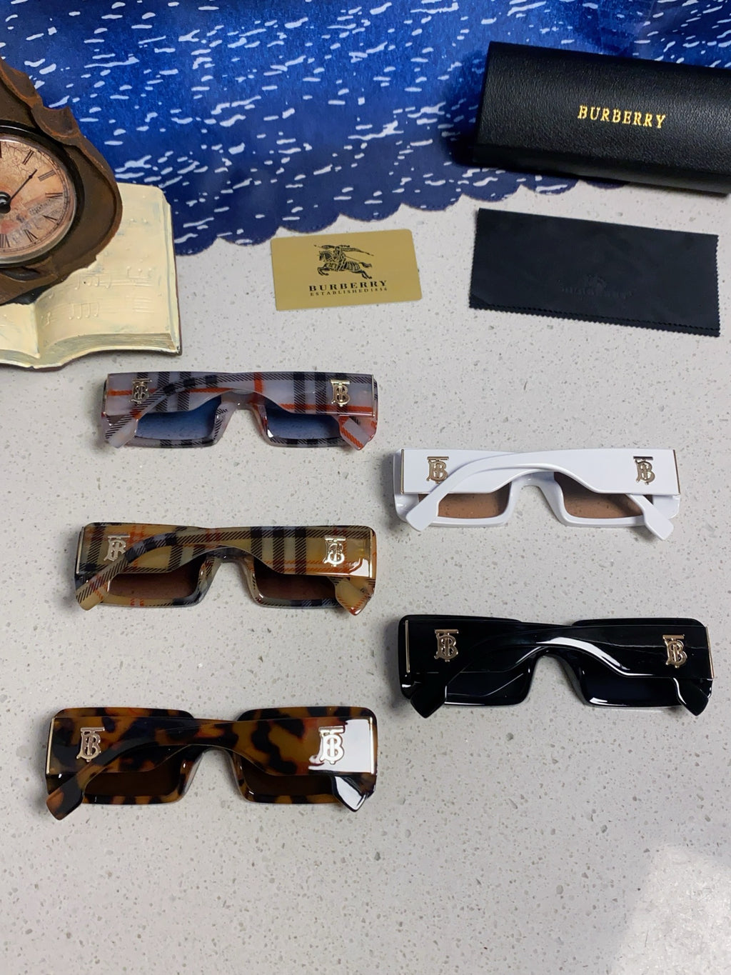 Burberry Square Brown Lens Sunglasses for Men & Women - detail image 11