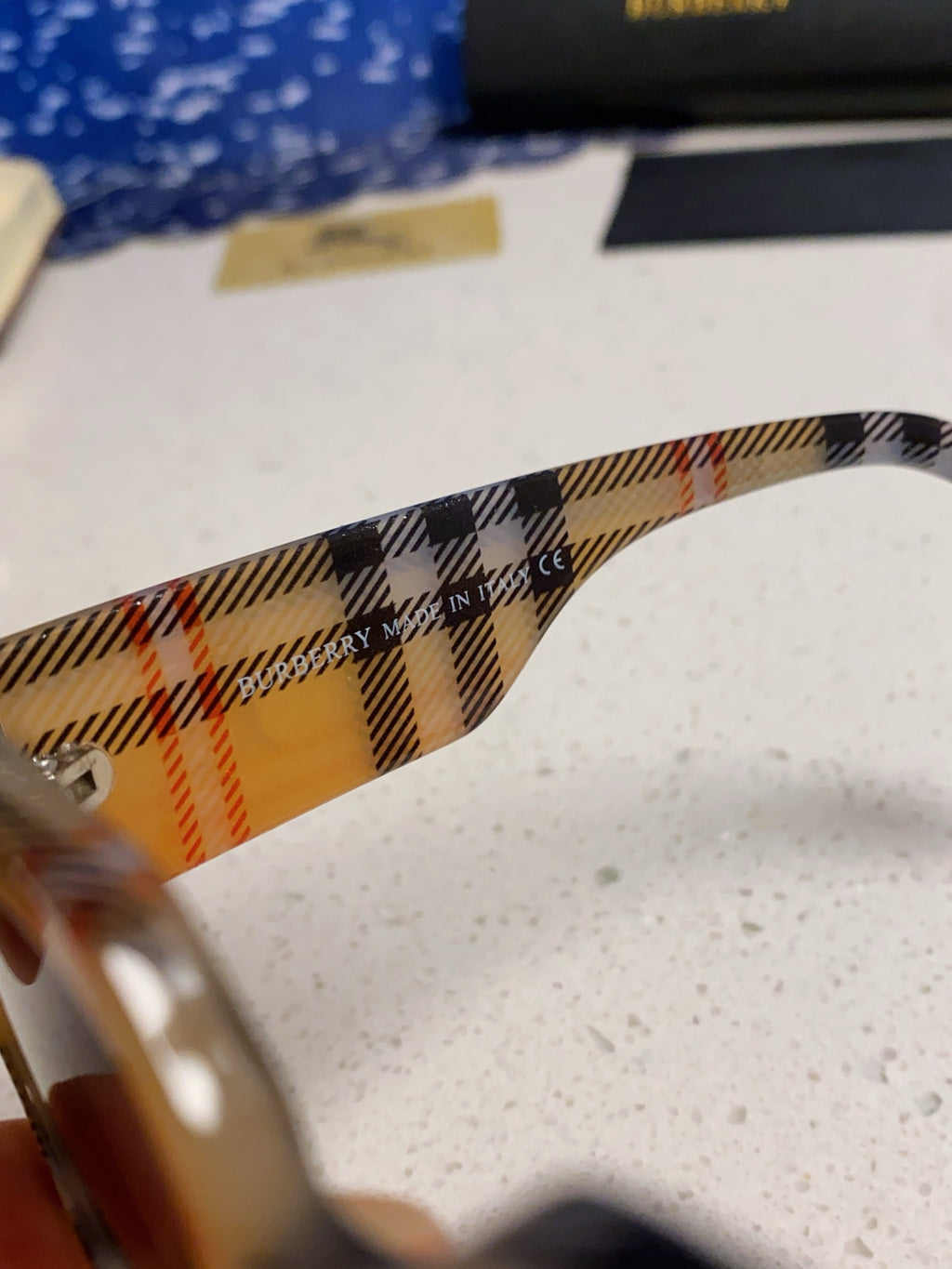 Burberry Square Brown Lens Sunglasses for Men & Women - 465961 - detail image 8