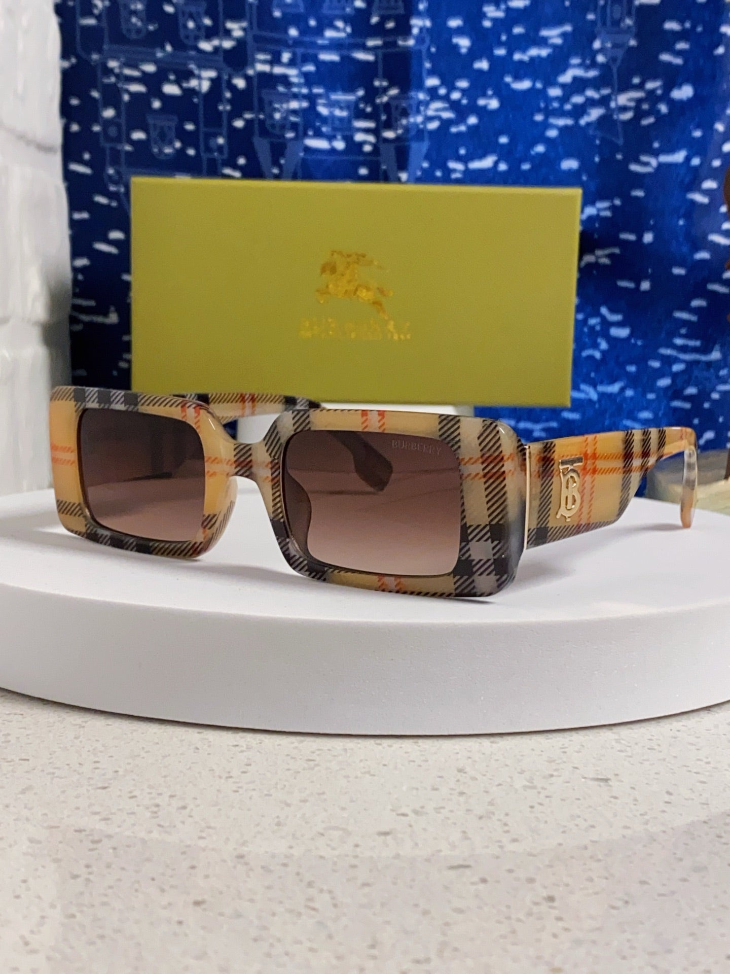 Burberry Square Brown Lens Sunglasses for Men & Women - 465961