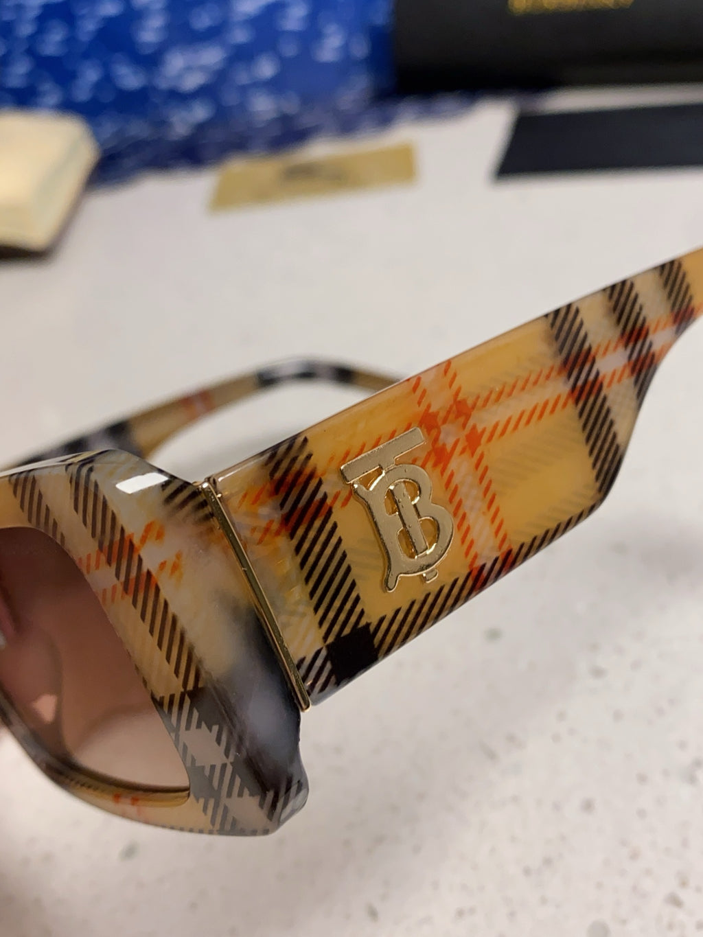 Burberry Square Brown Lens Sunglasses for Men & Women - 465961 - detail image 7