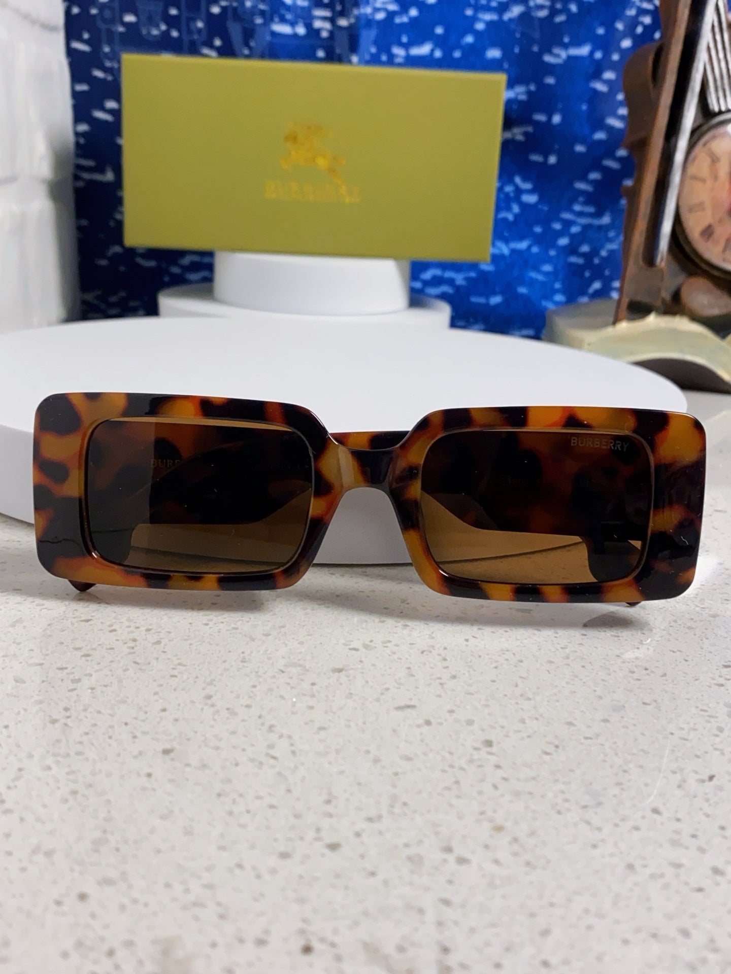 Burberry Square Brown Lens Sunglasses for Men & Women - detail image 9