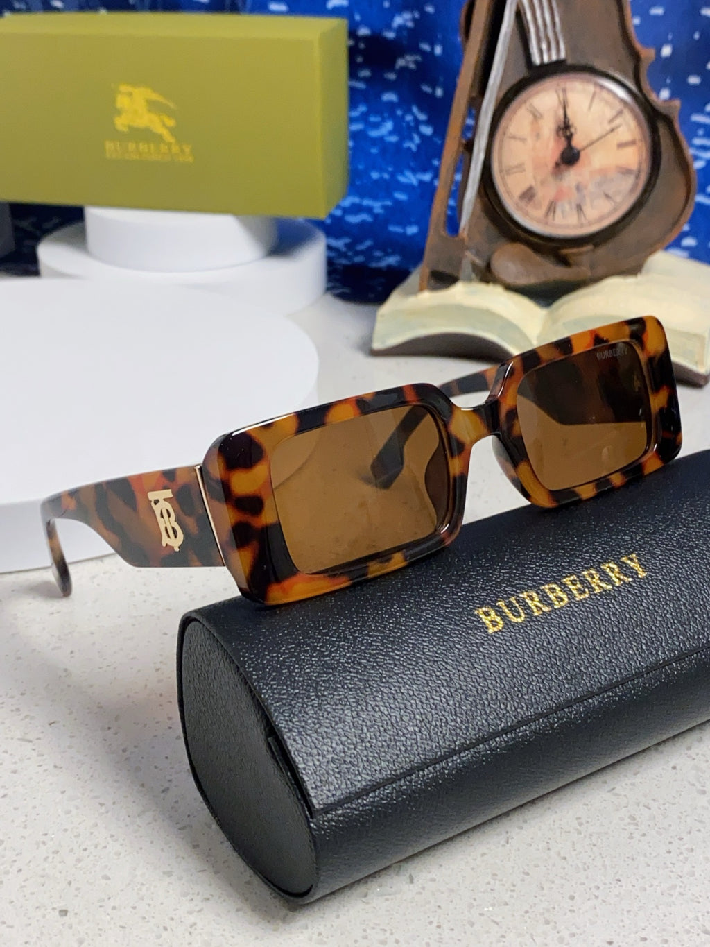 Burberry Square Brown Lens Sunglasses for Men & Women - detail image 10