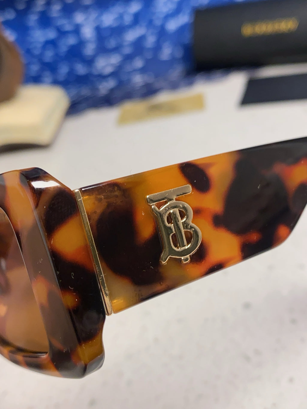 Burberry Square Brown Lens Sunglasses for Men & Women - detail image 7
