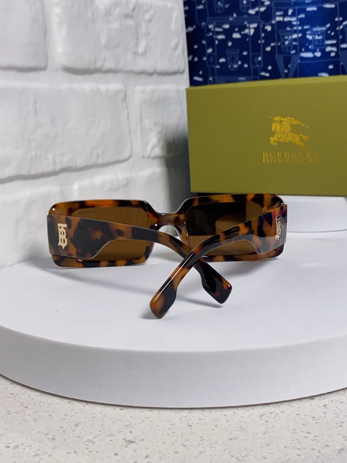 Burberry Square Brown Lens Sunglasses for Men & Women - detail image 3