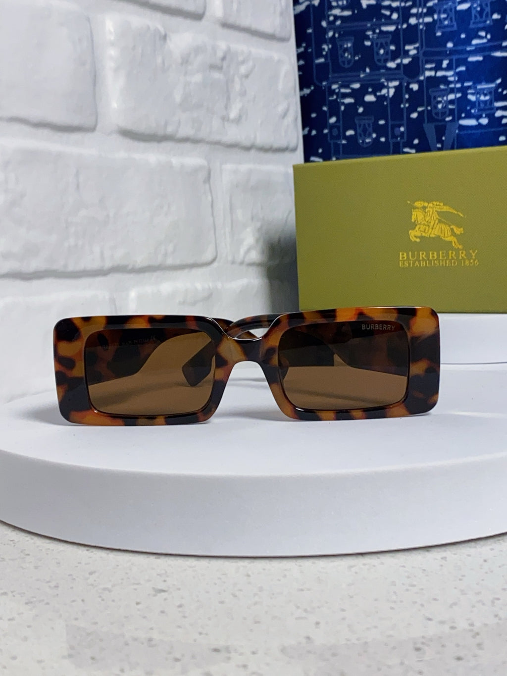 Burberry Square Brown Lens Sunglasses for Men & Women - detail image 2