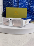 Burberry Square Silver Lens Sunglasses for Men & Women - 465963