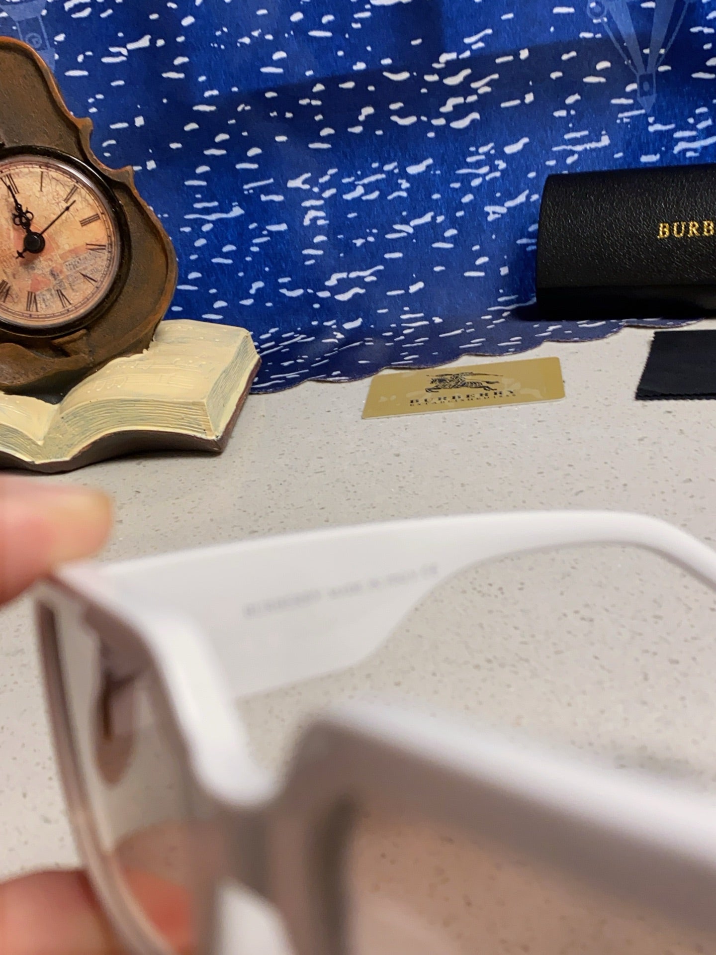 Burberry Square Silver Lens Sunglasses for Men & Women - 465963 - detail image 8