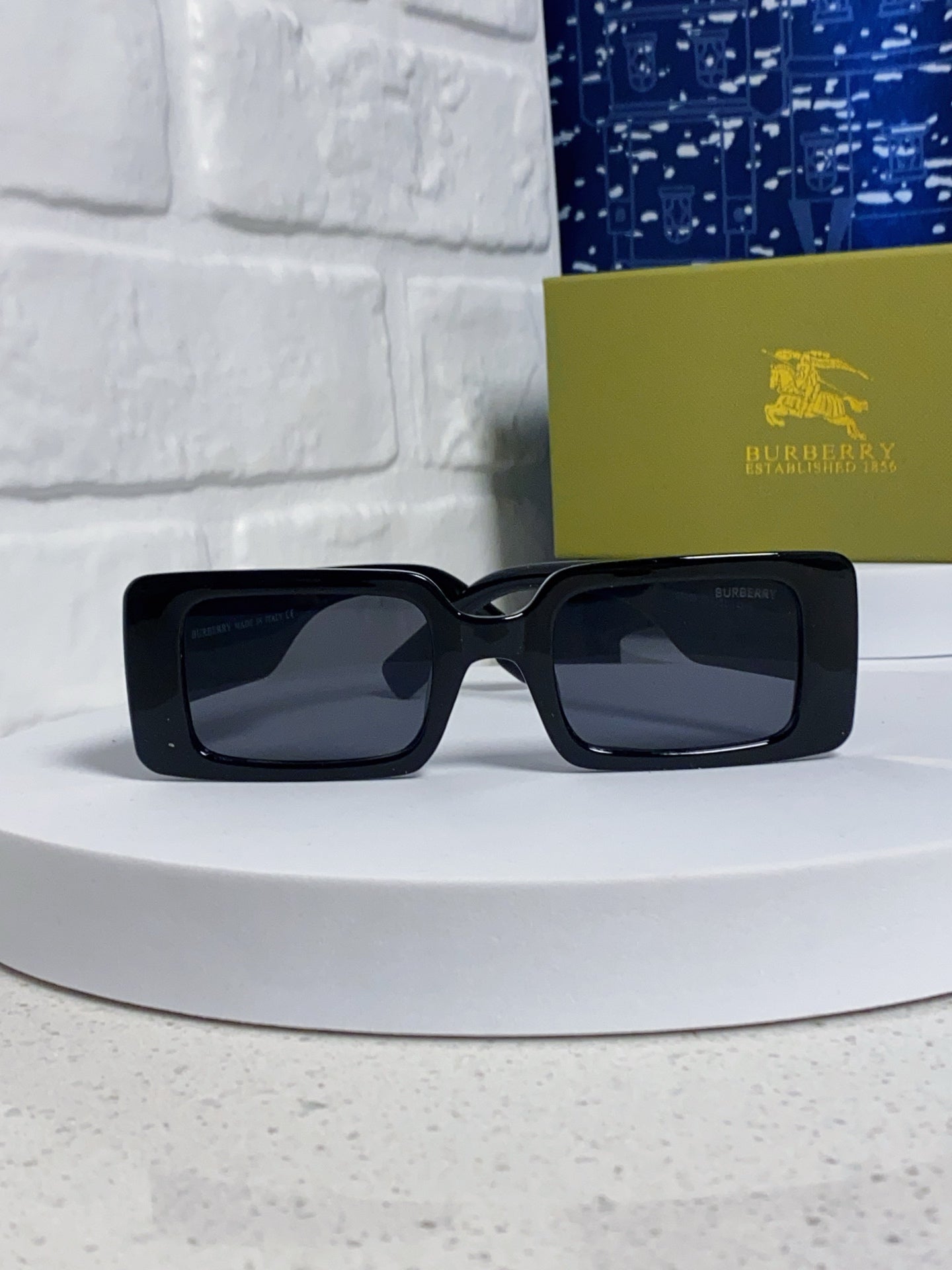 Burberry Square Silver Lens Sunglasses for Men & Women - 465964 - detail image 2