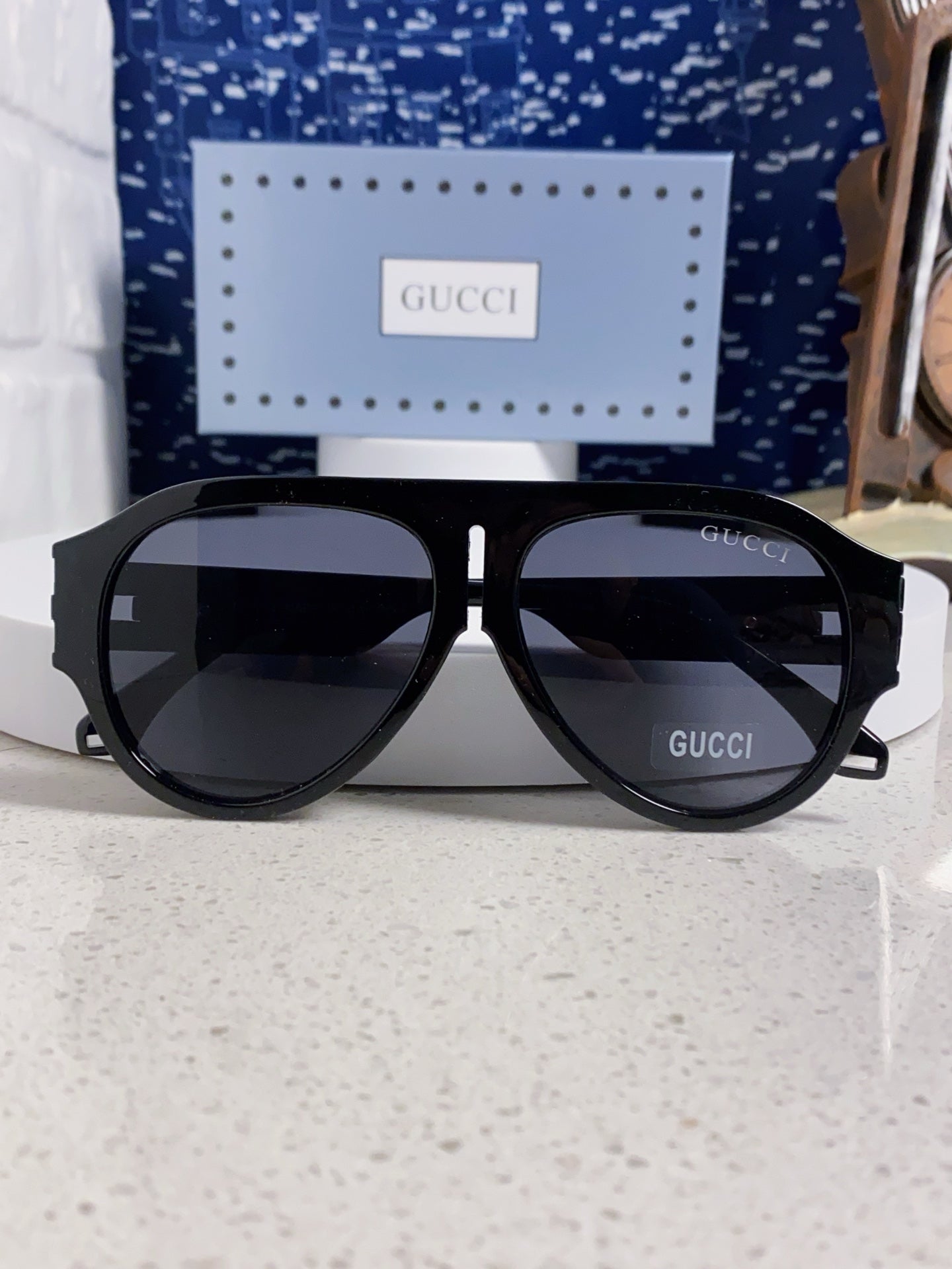 Gucci Aviator Silver Lens Sunglasses for Men & Women - 431399 - detail image 9