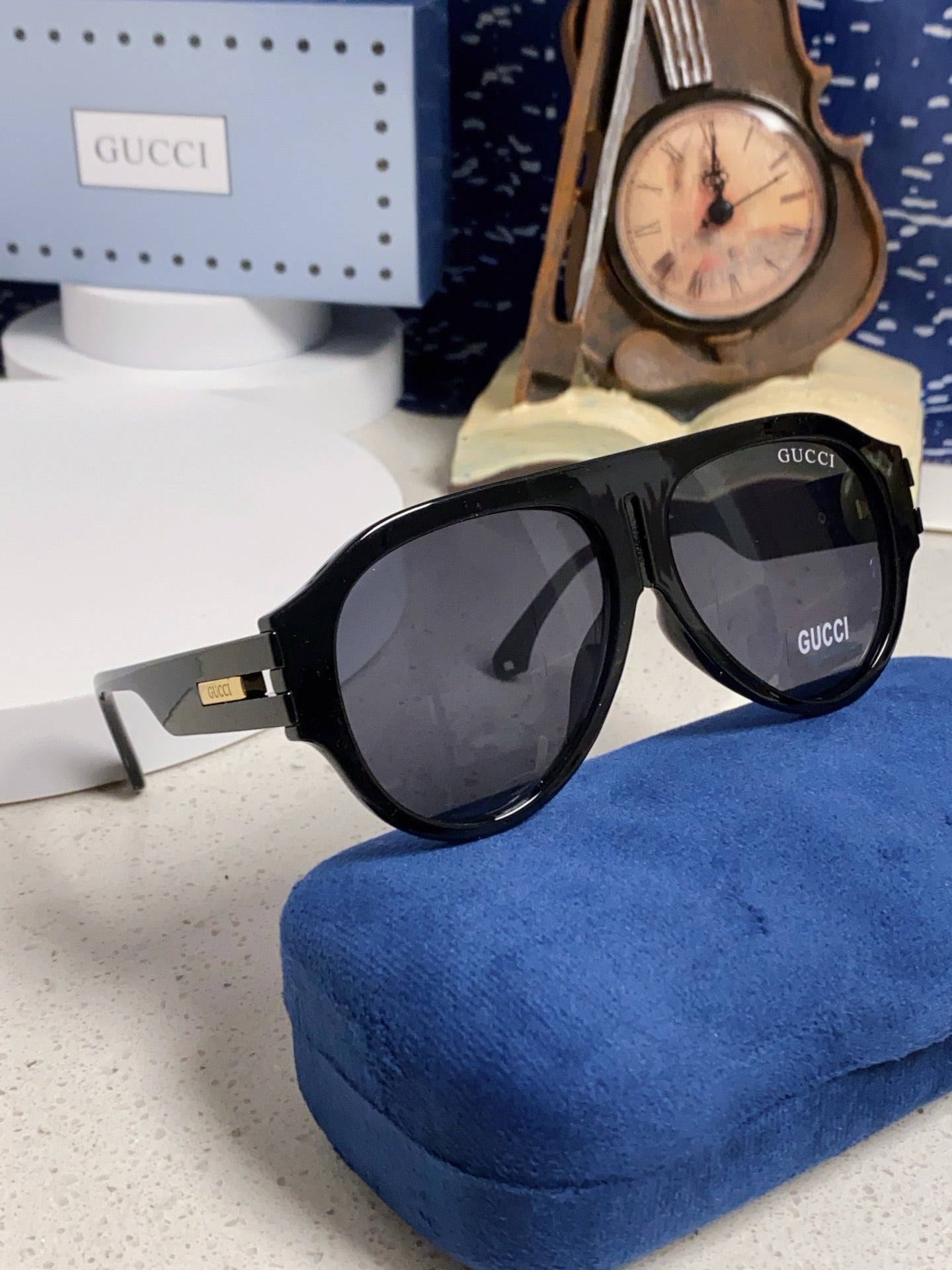 Gucci Aviator Silver Lens Sunglasses for Men & Women - 431399 - detail image 10