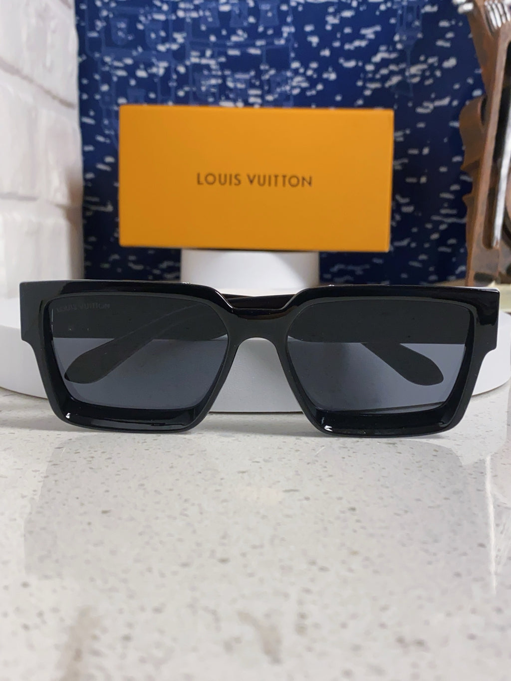 Louis Vuitton M96006 Square Silver Lens Sunglasses for Men & Women - detail image 9