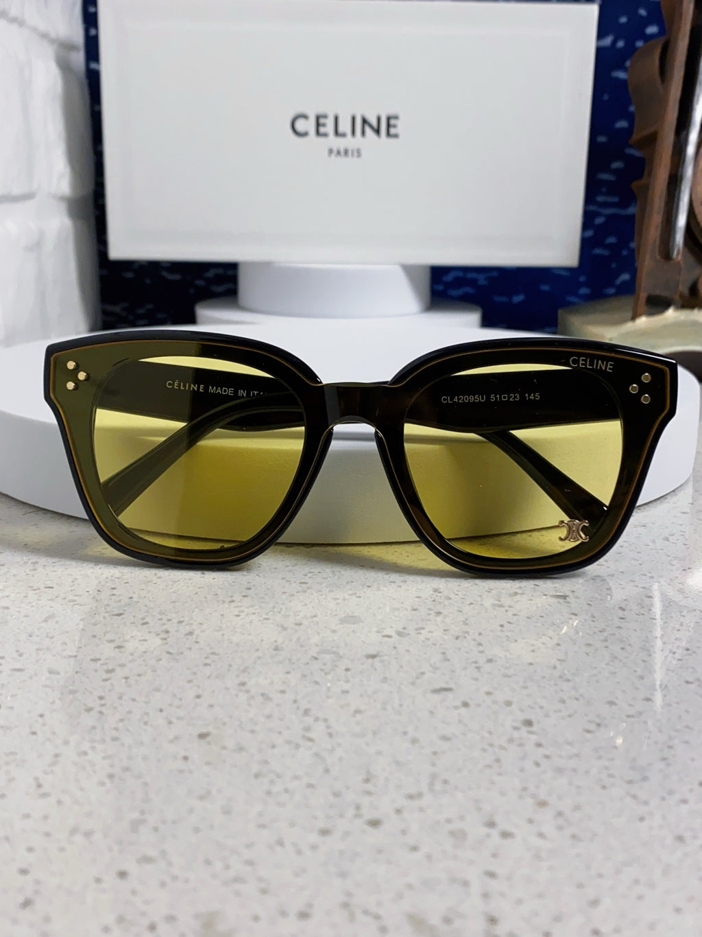 Celine Square Brown Lens Sunglasses for Men & Women - 398870 - detail image 9