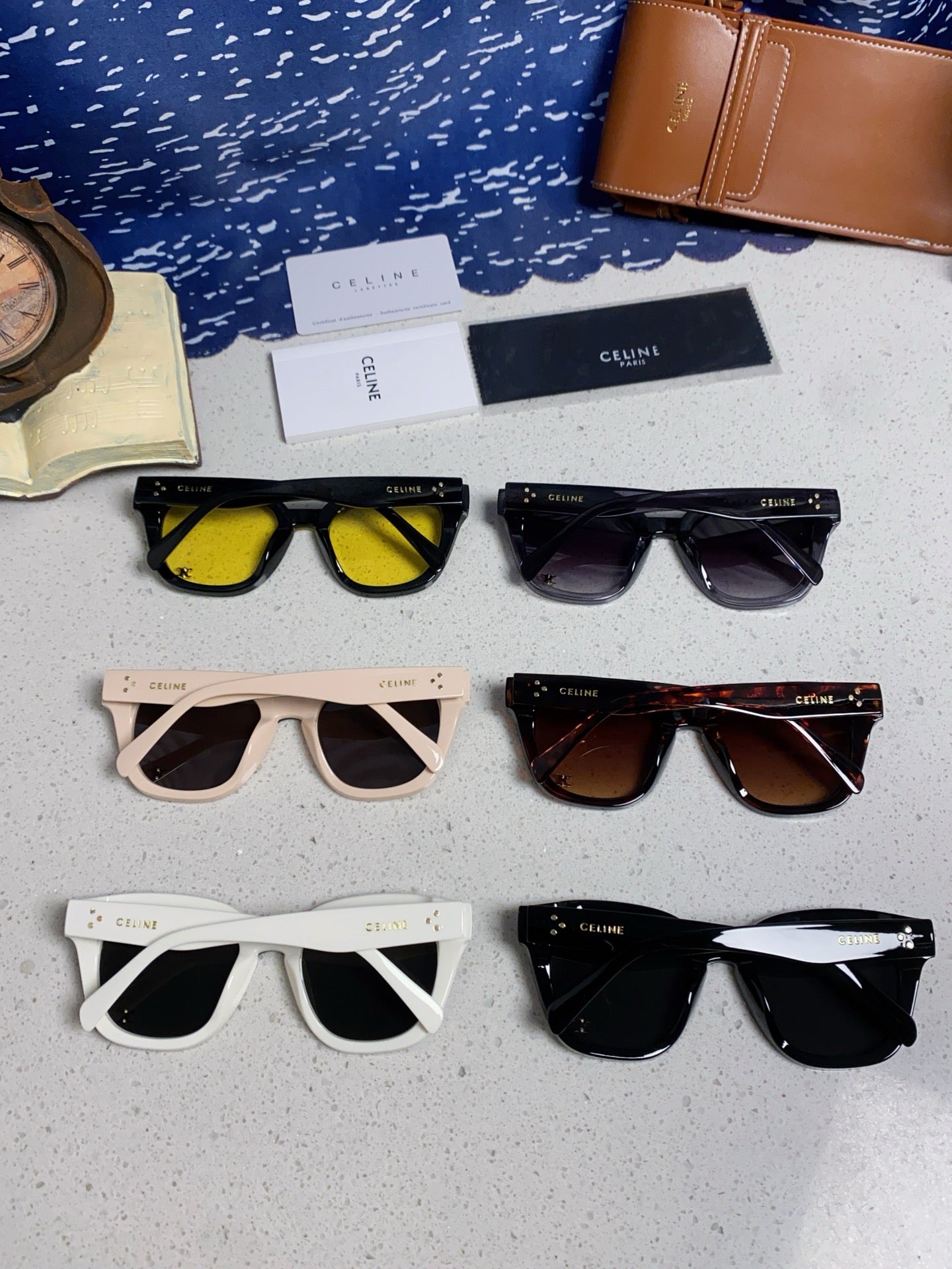 Celine Square Brown Lens Sunglasses for Men & Women - 432021 - detail image 11