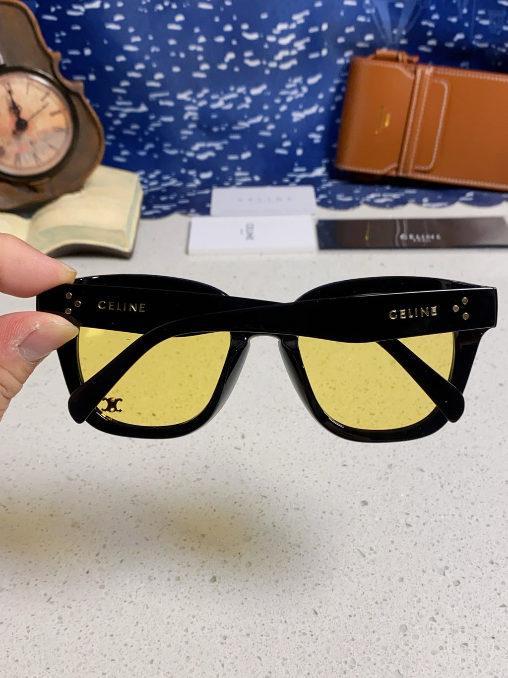 Celine Square Brown Lens Sunglasses for Men & Women - 398870 - detail image 5