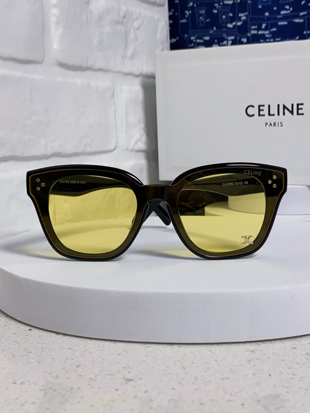 Celine Square Brown Lens Sunglasses for Men & Women - 158427 - detail image 2