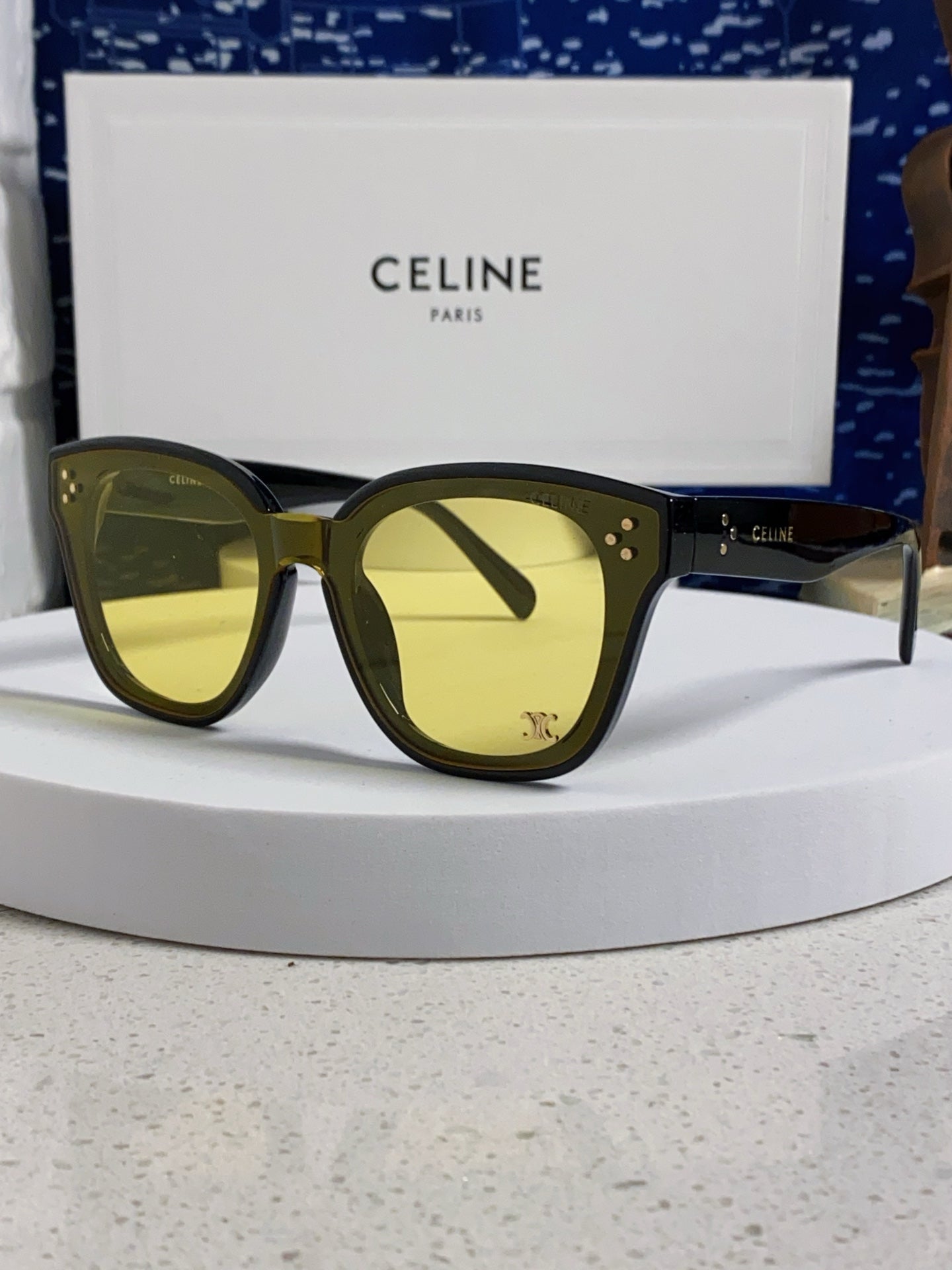 Celine Square Brown Lens Sunglasses for Men & Women - 432017