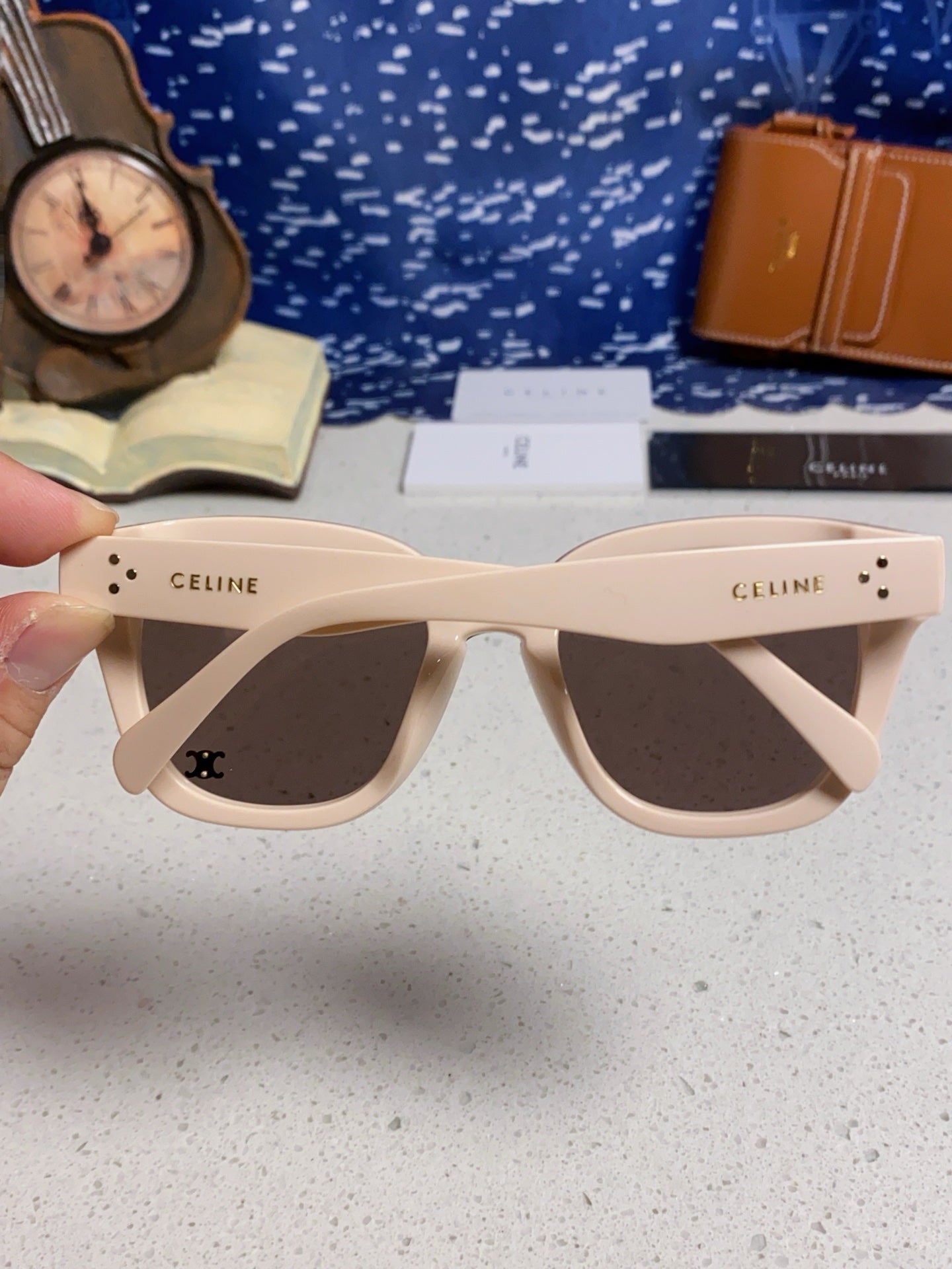 Celine Square Gray Lens Sunglasses for Men & Women - 432018 - detail image 5