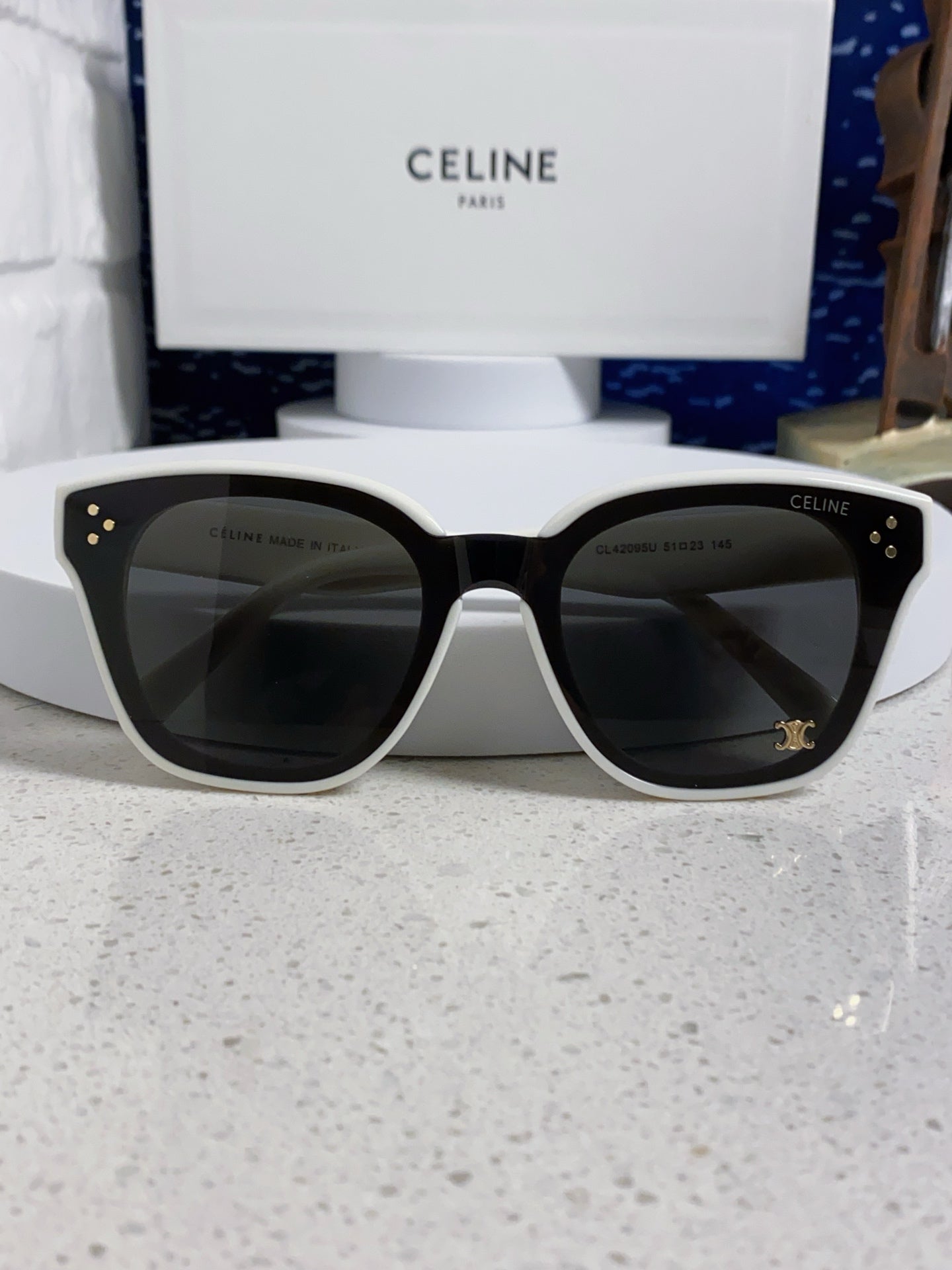 Celine Square Gray Lens Sunglasses for Men & Women - 398872 - detail image 9