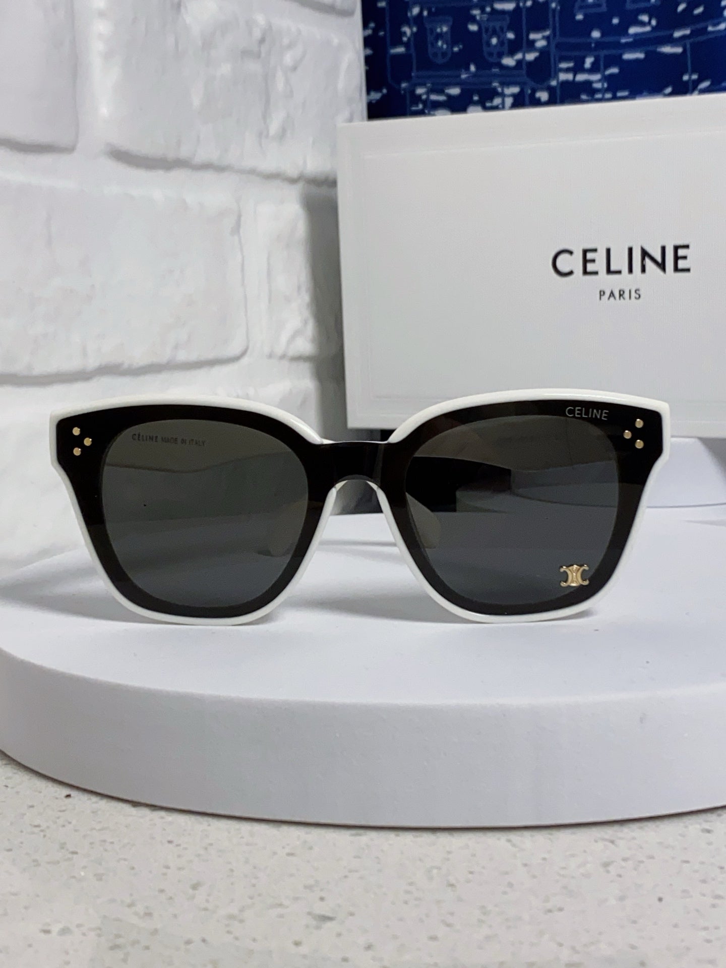 Celine Square Gray Lens Sunglasses for Men & Women - 432019 - detail image 2