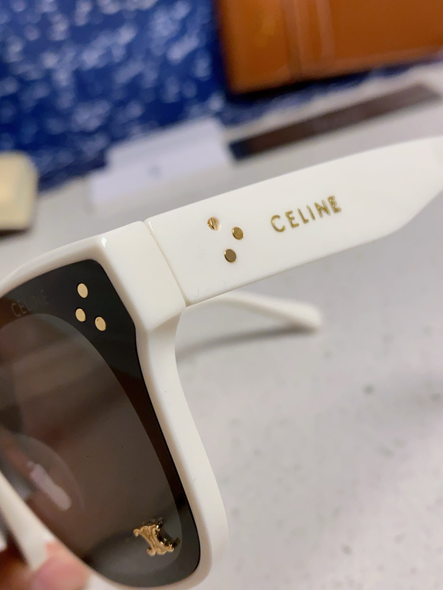 Celine Square Gray Lens Sunglasses for Men & Women - 158429 - detail image 7