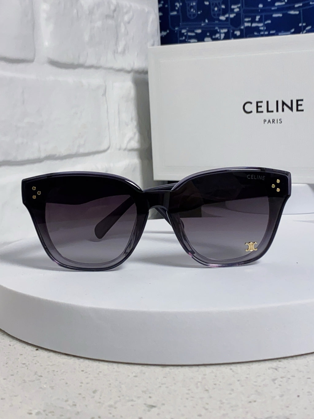 Celine Square Gray Lens Sunglasses for Men & Women - 158430 - detail image 2