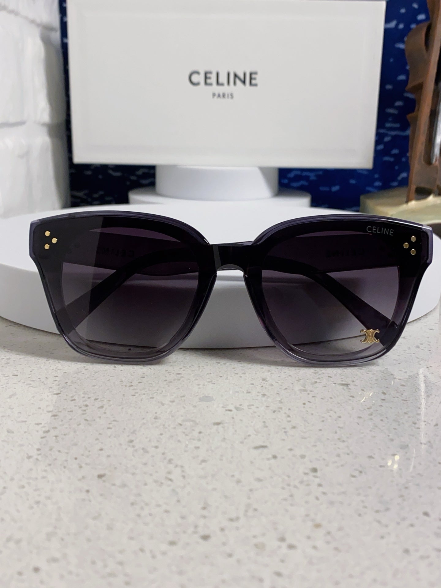 Celine Square Gray Lens Sunglasses for Men & Women - 398873 - detail image 9