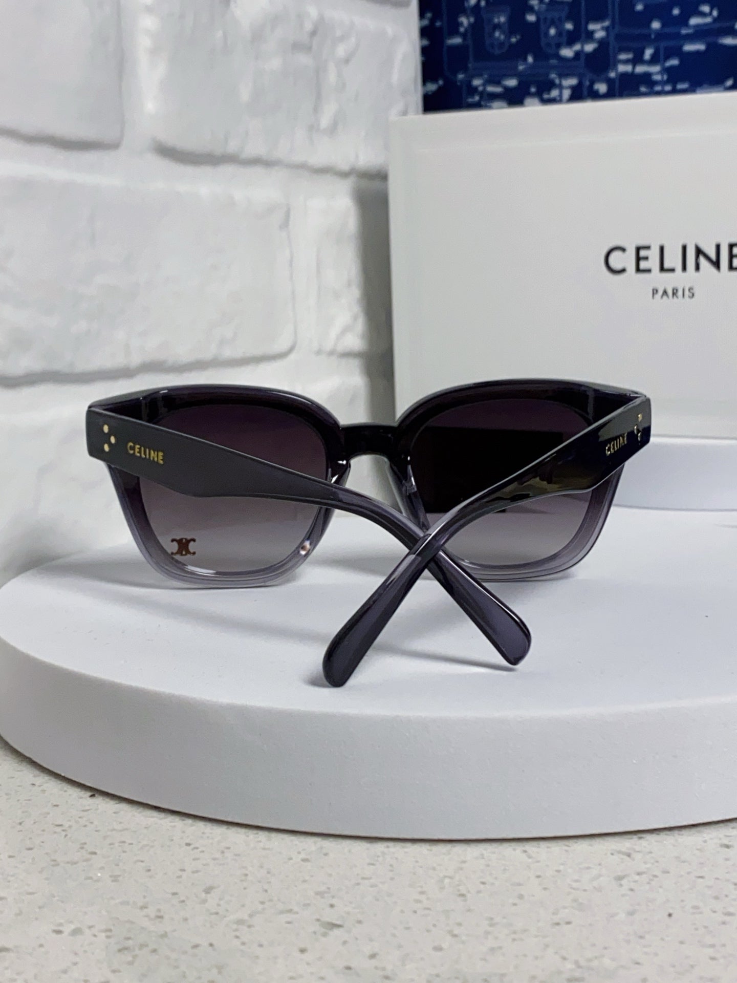 Celine Square Gray Lens Sunglasses for Men & Women - 158430 - detail image 3