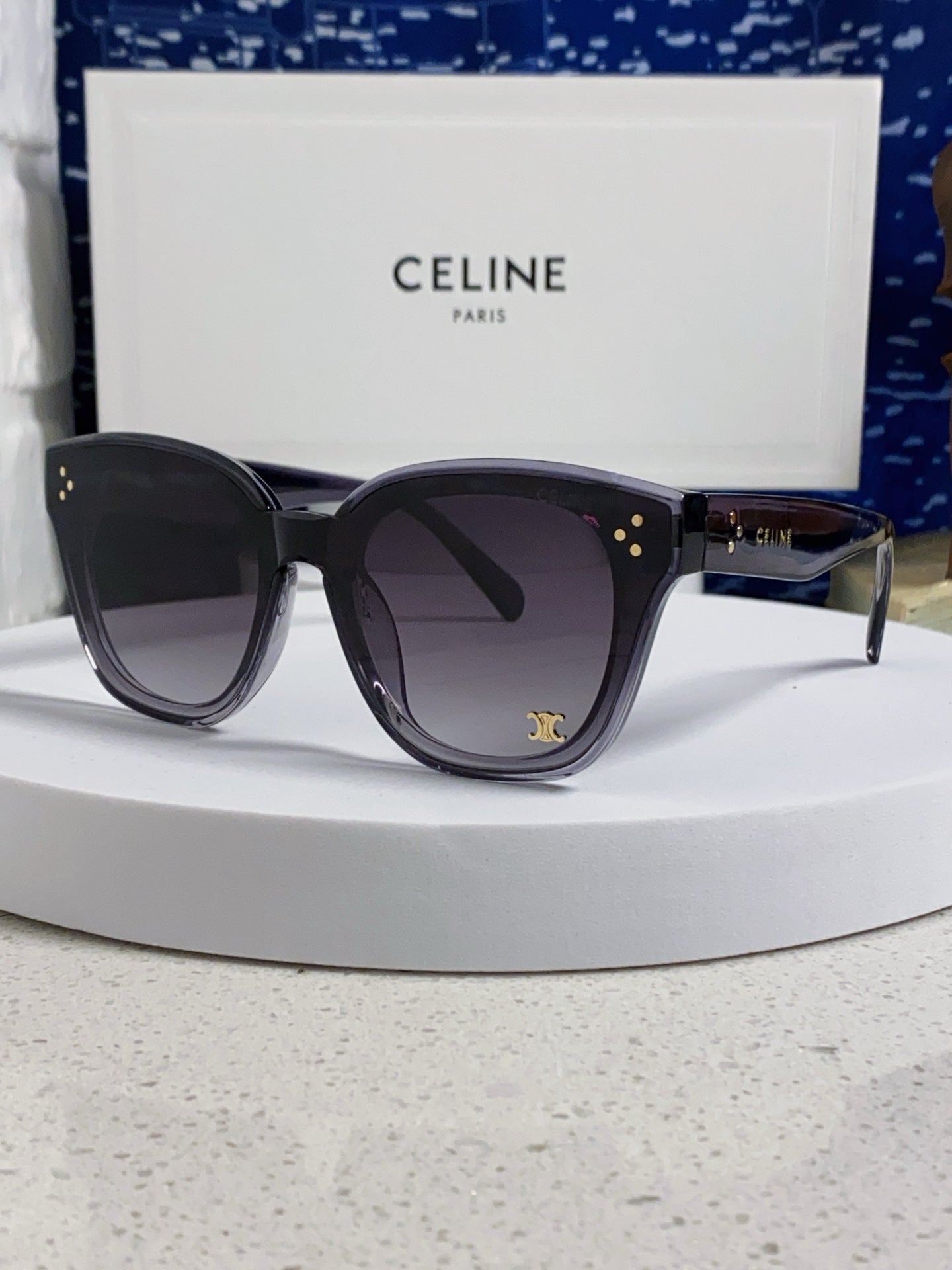 Celine Square Gray Lens Sunglasses for Men & Women - 432020